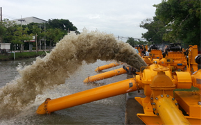 Movable  pump station 